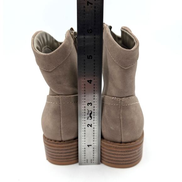 Nordstrom Rack Valen Ankle Boots Side Zip Kids Girls Brown Size US13M EU31 - Picture 5 of 9